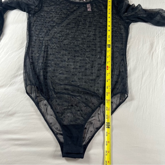 Victoria’s Secret Heart Print Sheer Bodysuit - Picture 9 of 13